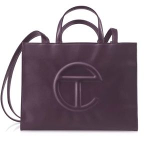 Telfar Medium Shopping bag-Eggplant